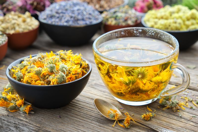 marigold tea